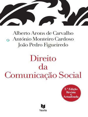 cover image of Direito da Comunicação Social